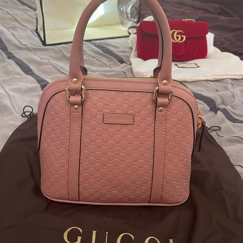 Gucci dome sling bag microguccissima